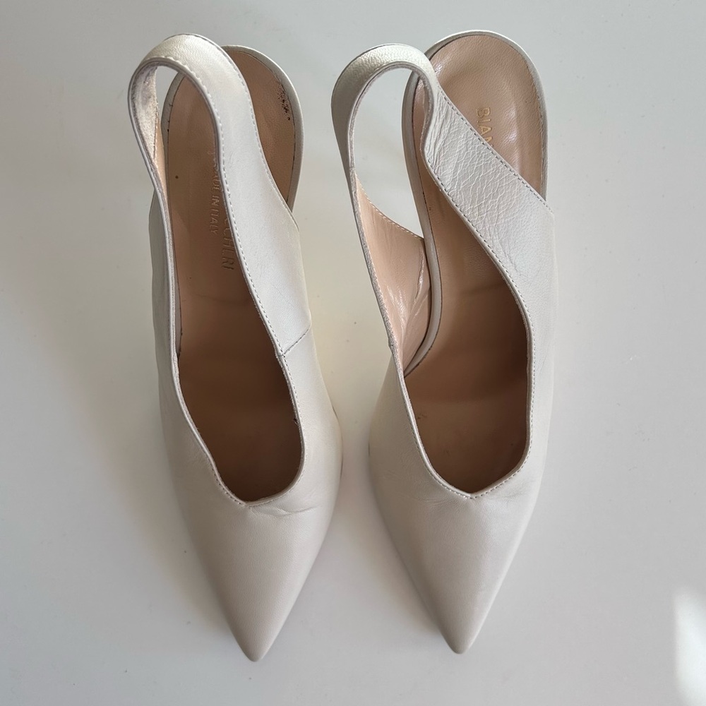 Bianca Buccheri • Leather Heels, Size EU 40, 4” high wedding